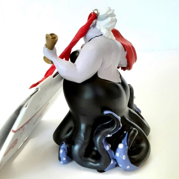 🎄Disney The Little Mermaid Ursula & Ariel Sketchbook Ornament plays music NWT - Picture 2 of 7